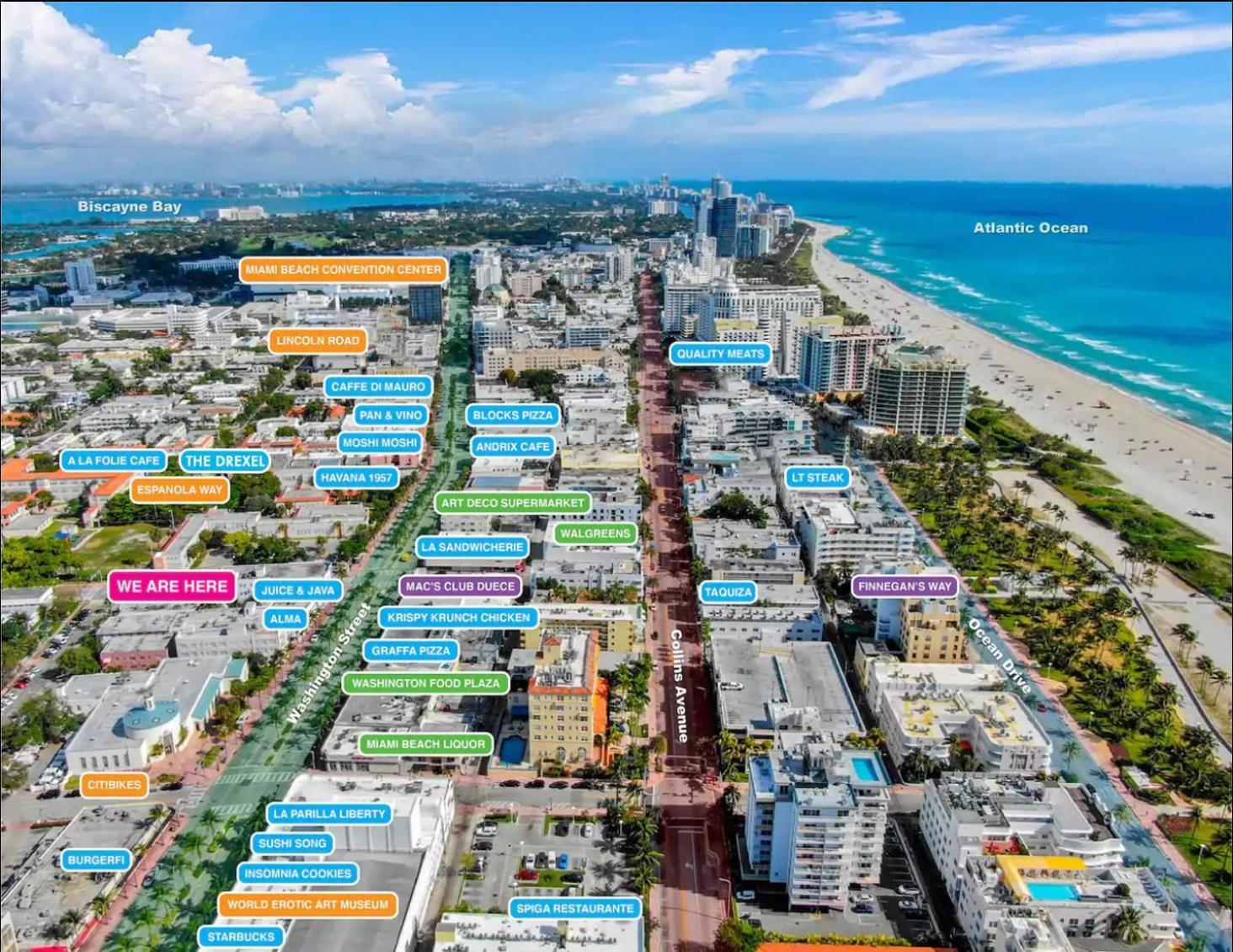 South Beach Steps To Ocean Drive Free Parking & Pet Friendly ไมอามีบีช ภายนอก รูปภาพ